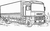Truck Camion Daf Kleurplaten Colorier Uitprinten Downloaden sketch template