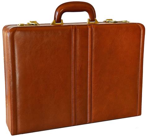 edmond leather luxury italian leather expandable attache case