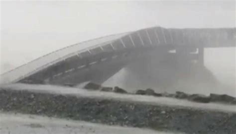 weather westland flooding continues destroyed bridge