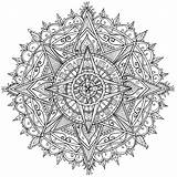 Mandala Star Coloring Welshpixie Pages Mandalas Patterns Shapes Geometric Adult Deviantart Colouring Organic Flowery Drawing Print Book Merging Trying Something sketch template