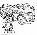 Paw Patrol Coloring Marshall Pages Printable Print Drawing Color Printables Vehicles Getdrawings Decoration Simple Train Fire Getcolorings sketch template