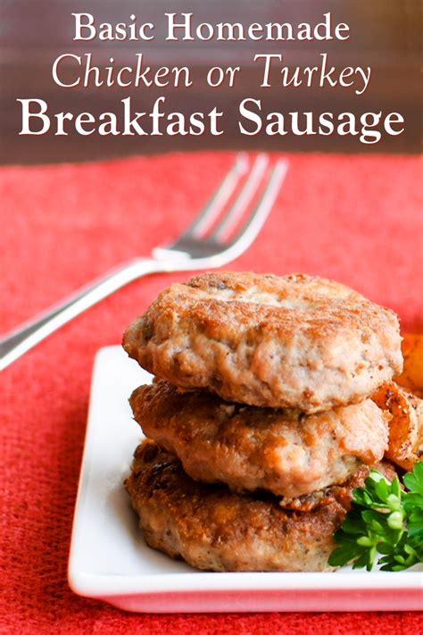 basic chicken breakfast sausage patties recipe allergy friendly
