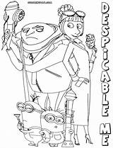 Despicable Coloring Pages Colorings sketch template