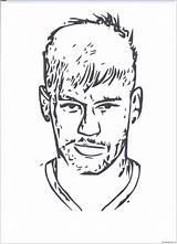 Neymar Coloring Pages Color Coloringpagesonly Soccer Printable Print sketch template