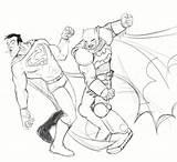 Superman Batman Coloring Pages Vs Dc Comics Sheets Template sketch template