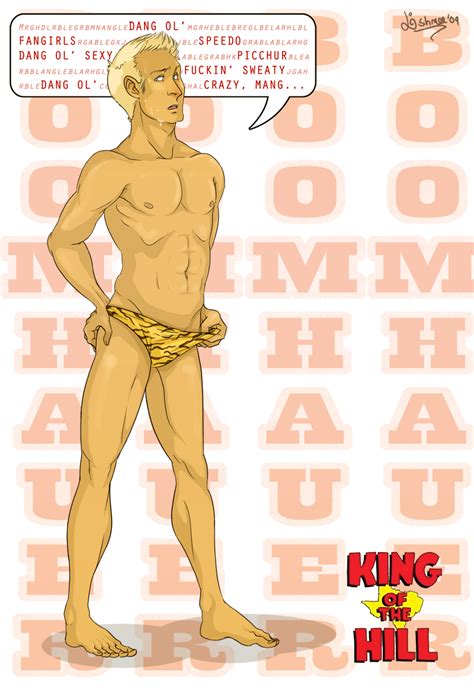 rule 34 ass grab boomhauer king of the hill looking to the side male