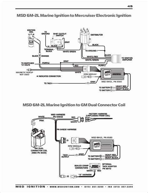 msd ignition coil wiring diagram easy wiring