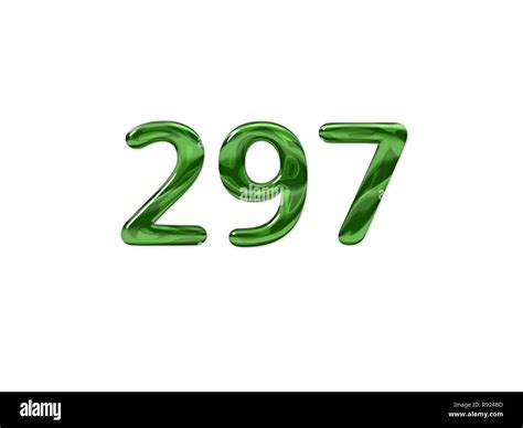 green number  isolated white background stock photo alamy