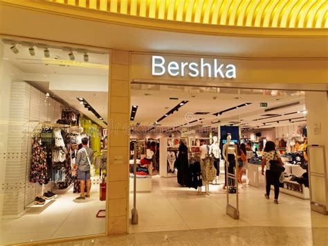 bershka retail store  barcelona spain editorial photography image  clothing elegance