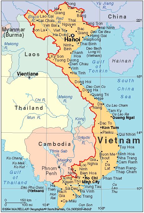 vietnam map travelsfinderscom