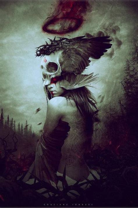 Skull Dark Dark Fantasy Art Macabre Art Gothic Art Dark Beauty