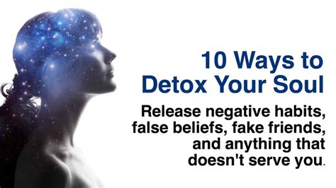 10 ways to detox your soul