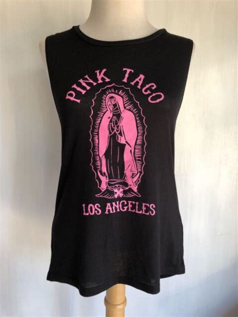 pink taco los angeles official virgin mary sleeveless women s t shirt