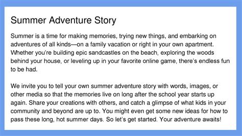 adventure story examples vlrengbr