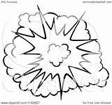 Burst Explosion Comic Poof Clipart Illustration Vector Royalty Graphics Cartoon Clipartof Seamartini Tradition Sm Background Clip Drawing Comics Collc0169 sketch template
