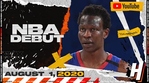 bol bol nba debut  points  reb full highlights heat  nuggets august   youtube