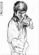 Bruce Lee Coloring Pages China Category Source App sketch template