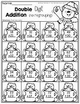 Digit Addition Regrouping Subtraction Literacy Packet Multiplication Worksheetschool Plus Moffatt Moffattgirls sketch template