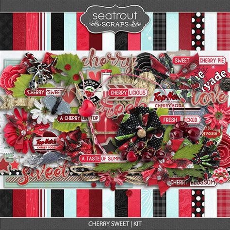 Cherry Sweet Kit Digital Art