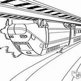Zug Hellokids Trem Großer Getdrawings Crossing Railway sketch template