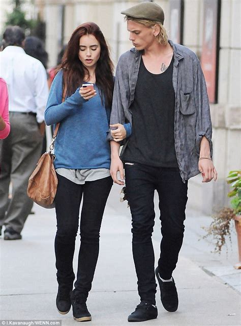 lily collins and jamie campbell bower cool off with ice cream as they