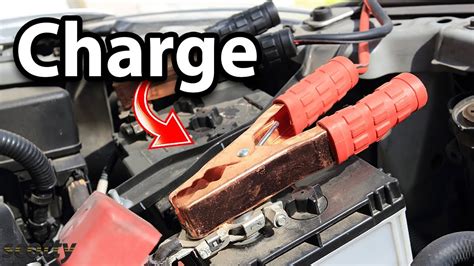 charge  car battery youtube