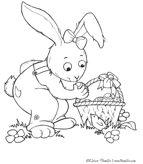 cute anime bunny coloring coloring pages