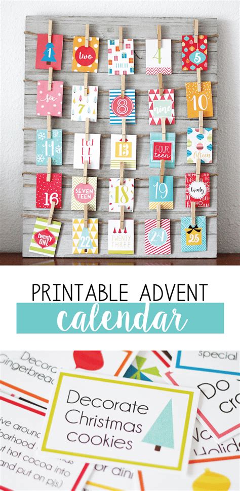 printable advent calendar template prntbl