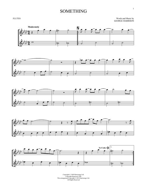 Something Flute Duet Print Sheet Music Now