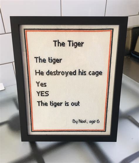 [fo] Before Tiger King There Was A Poem Written By A Six