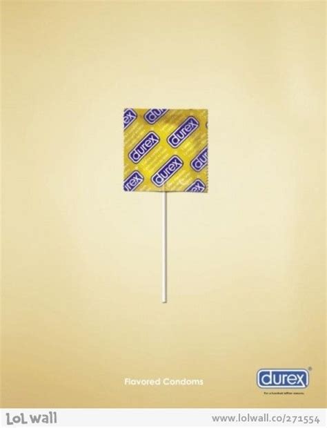 durex flavored condoms ad publicités créatives
