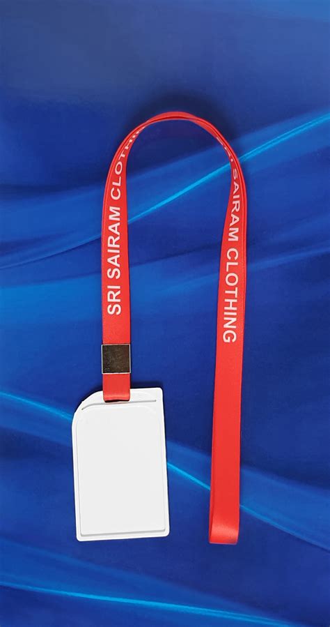 sticker holder front   direct fitting  mm multicolor lanyard