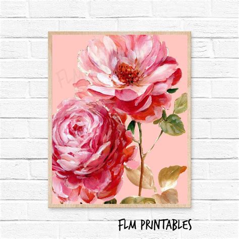 floral wall art floral print flowers print flowers wall art floral