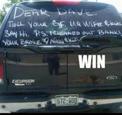 Scorned Wife Goes All Carrie Underwood On Cheating Husband Wins