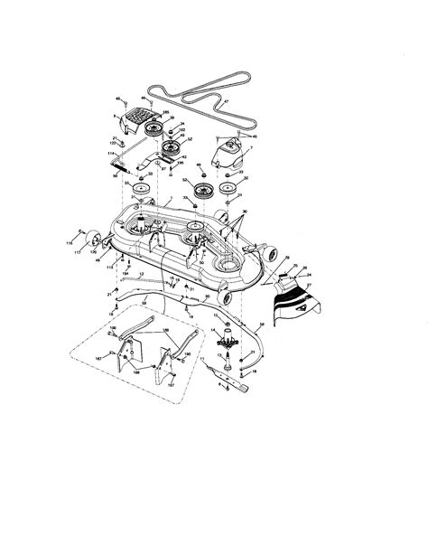 craftsman   mower deck belt diagram derslatnaback