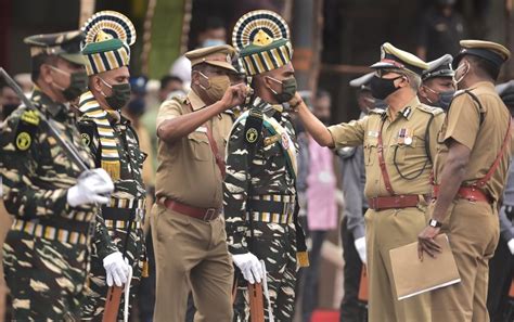 Tamil Nadu Police Contingent During Full Dress Rehearsals