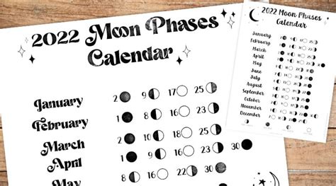 printable lunar calendar monthly astral spot