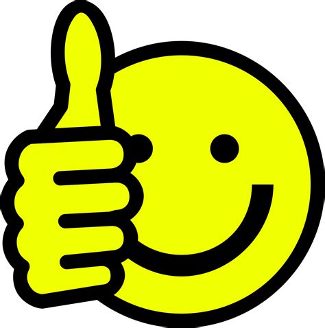 clipart thumbs  smiley