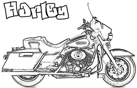 motorcycle coloring pages coloring home