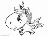 Coloring Alicorn Pegasus Winged sketch template