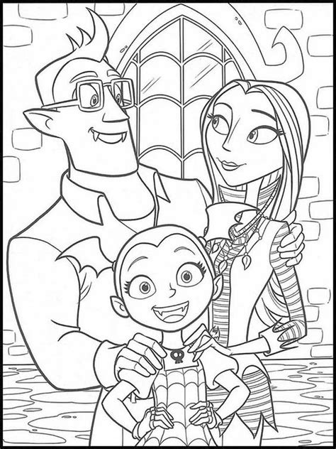 vampirina coloring pages vampirina  mom  dad