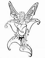 Coloring Pages Fairy Fairies Drawing Tinkerbell Drawings Line Easy Clip Cliparts Dragon Clipart Pirate Printable Print Outline Color Gothic Sheets sketch template