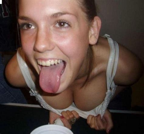 amateur tongue tease cleavage teen downblouse smile mouth open repository image uploaded by user