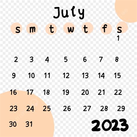 calendar july  hd transparent calendar july   pastel