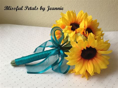 unavailable listing on etsy sunflower wedding bouquet