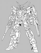 Gundam Unicorn Mode Rx Line Gunpla Color Lineart Wing Mythological Monsters Destroy F91 Finding Source Suit Mobile Just Zeta Sentinel sketch template