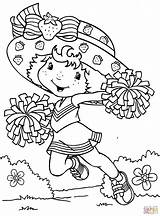 Coloring Pages Strawberry Shortcake Cheerleader Printable sketch template