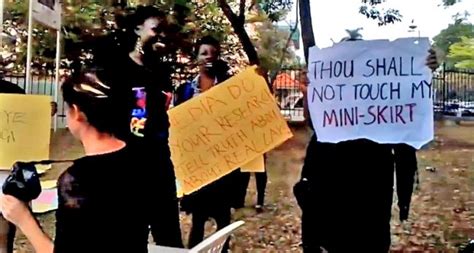 Uganda Protests On Anti Miniskirt And Anti Gay Legislation [video
