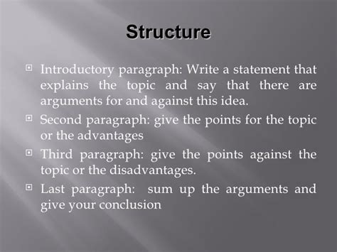 discussion essay structure ielts pgbarixfccom