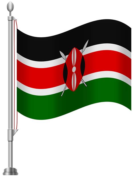 kenya flag clipart   cliparts  images  clipground